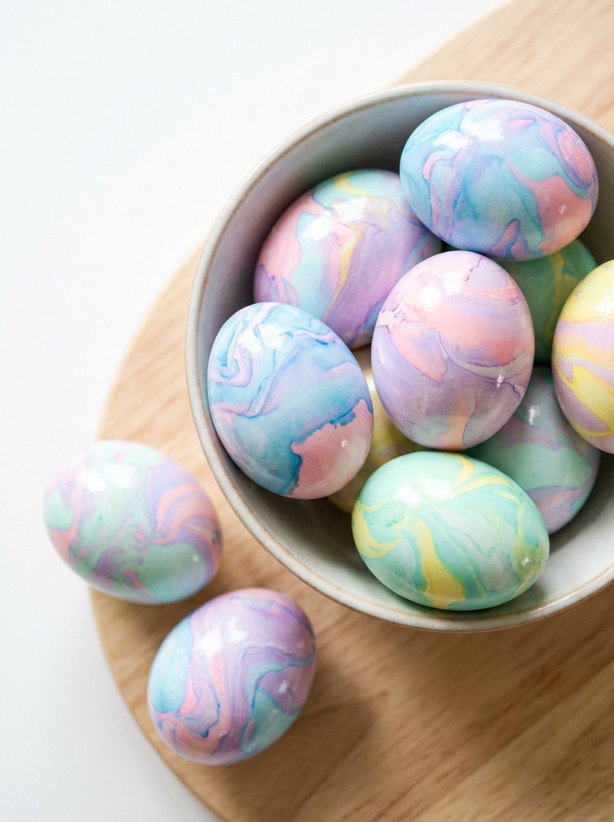 Marble Dyed Eggs