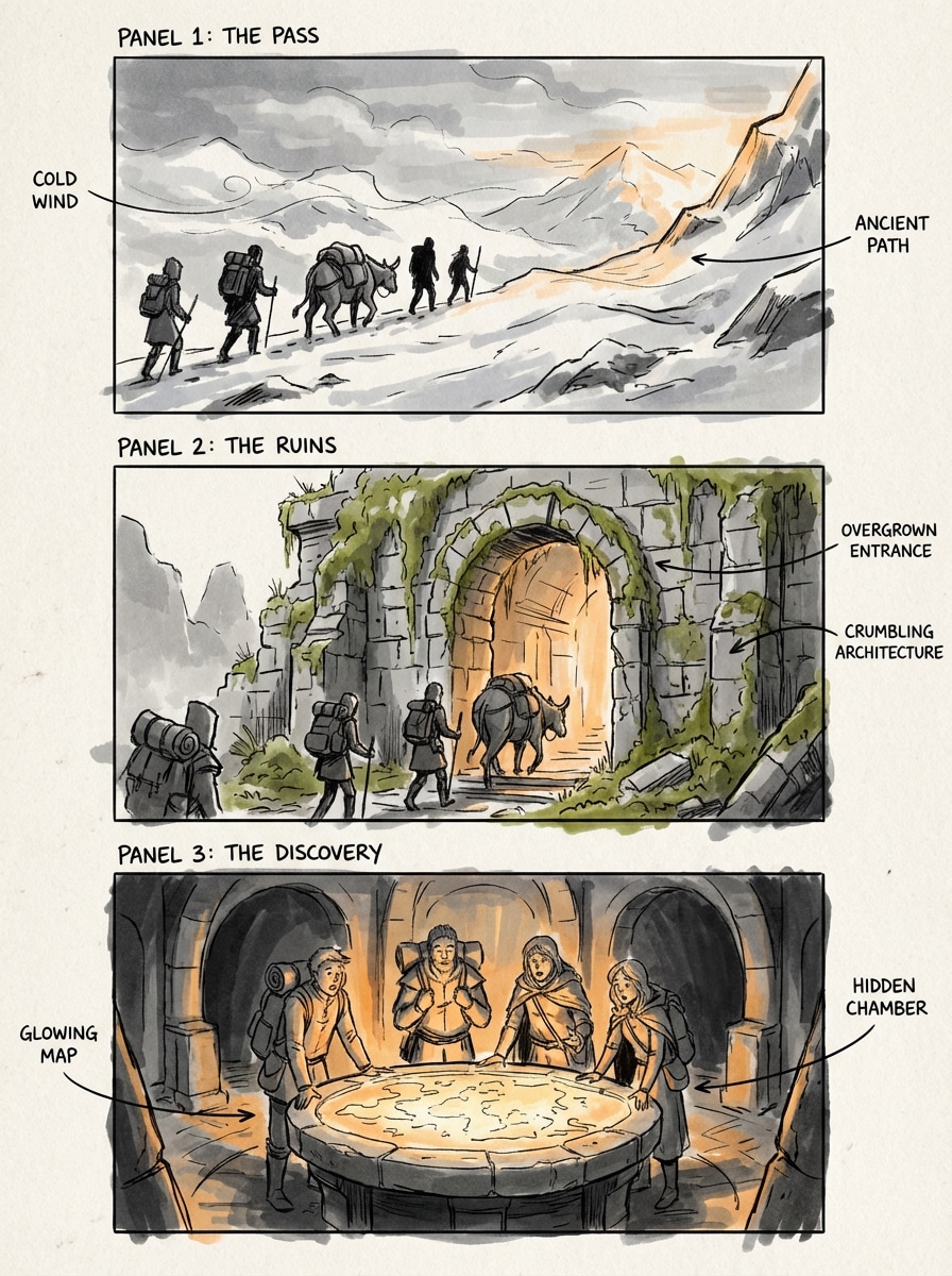 Marker Concept Storyboard