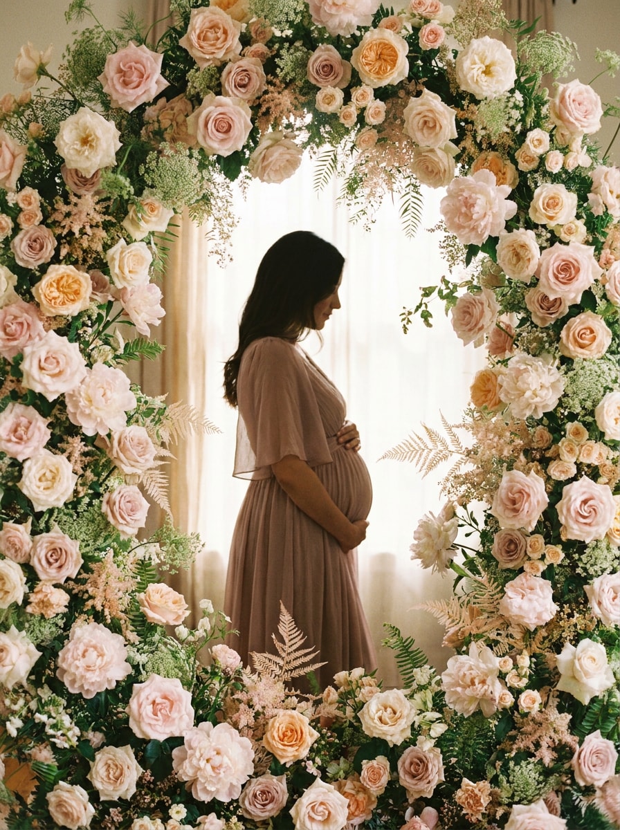 Maternity Flower Portrait