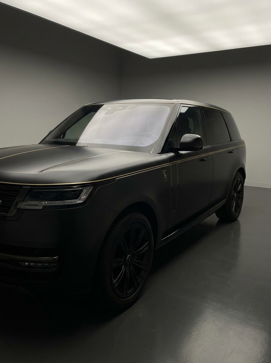 Matte Black Luxury SUV
