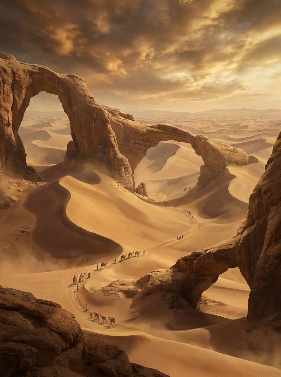 Matte Painting Desert Epic
