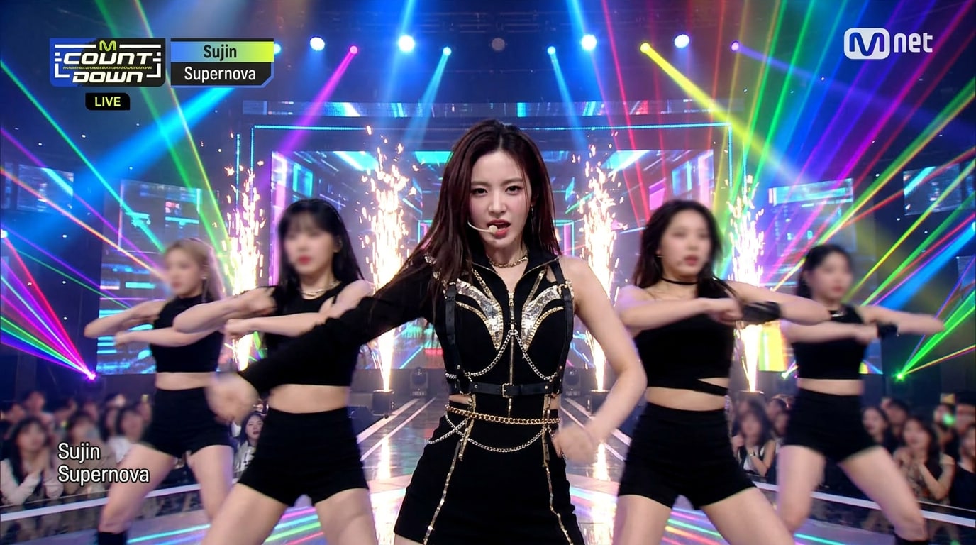 M Countdown Group Performance Moment - K-pop group dance broadcast