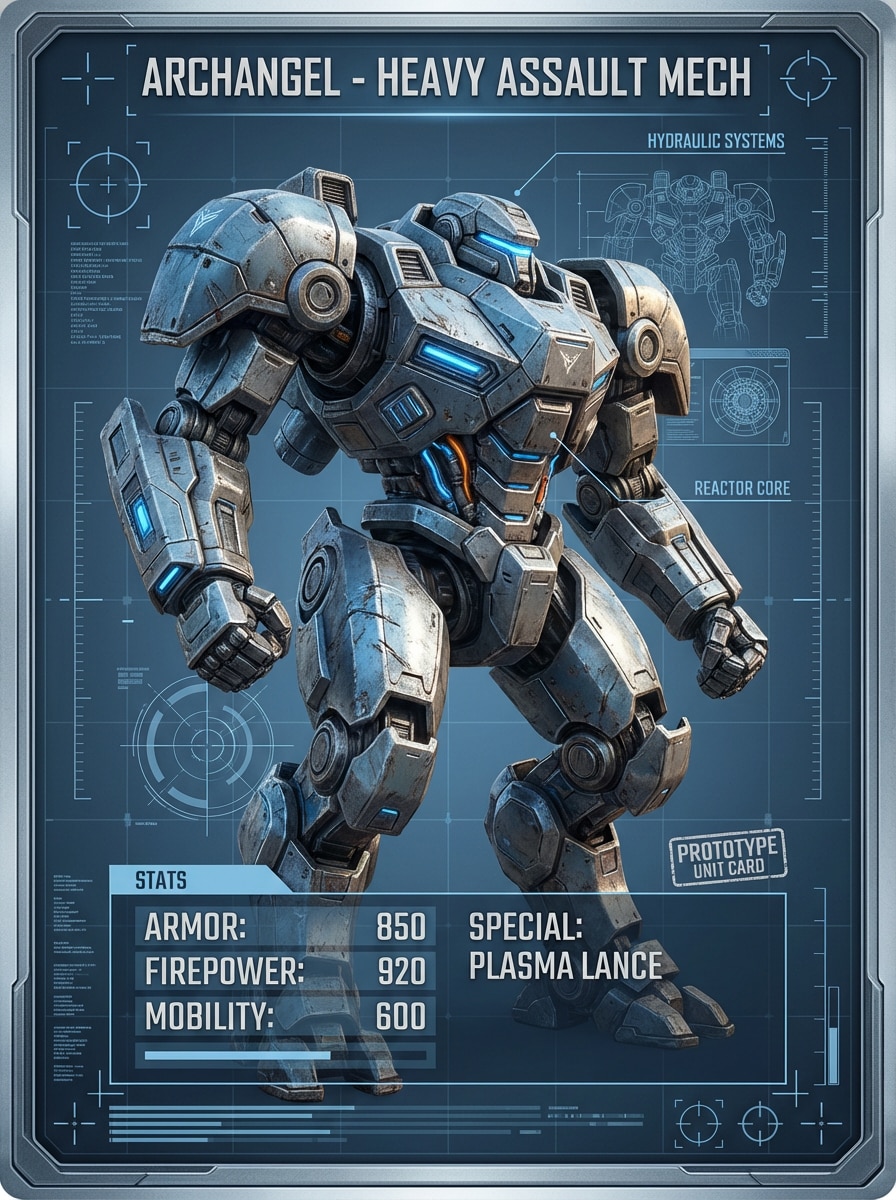 Mech Unit Strategy Card