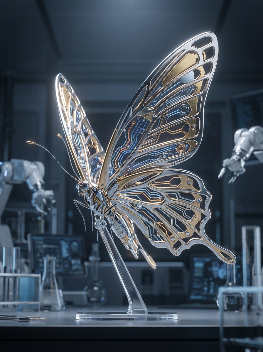 Mechanical AI Butterfly