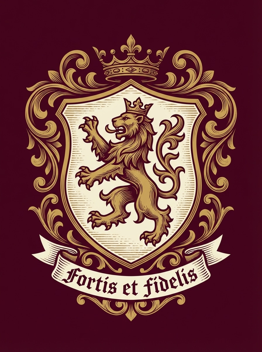 Medieval Crest Shield