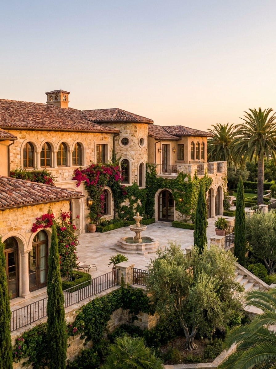 Mediterranean Villa Mansion