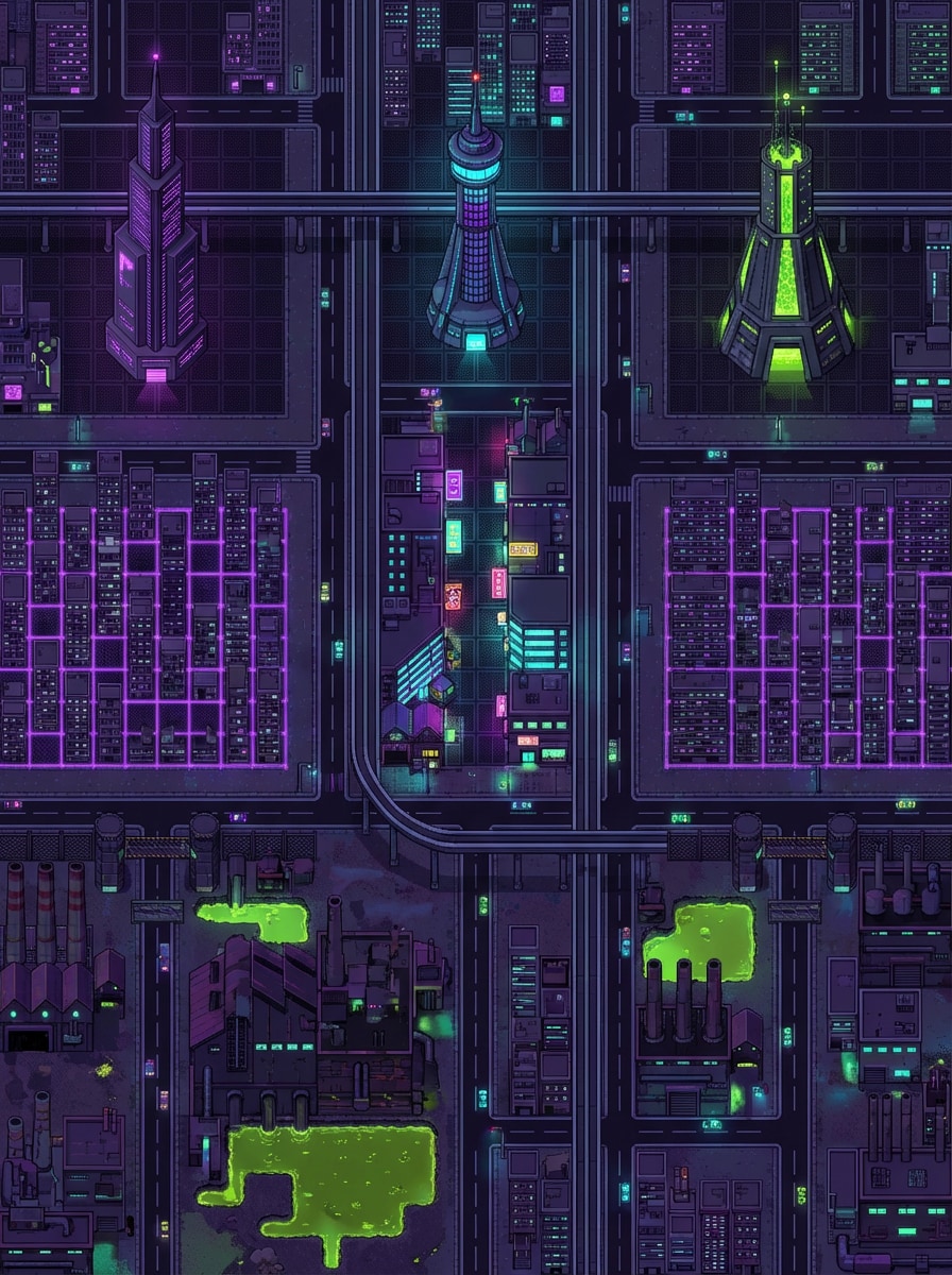 Mega-City Sector Map