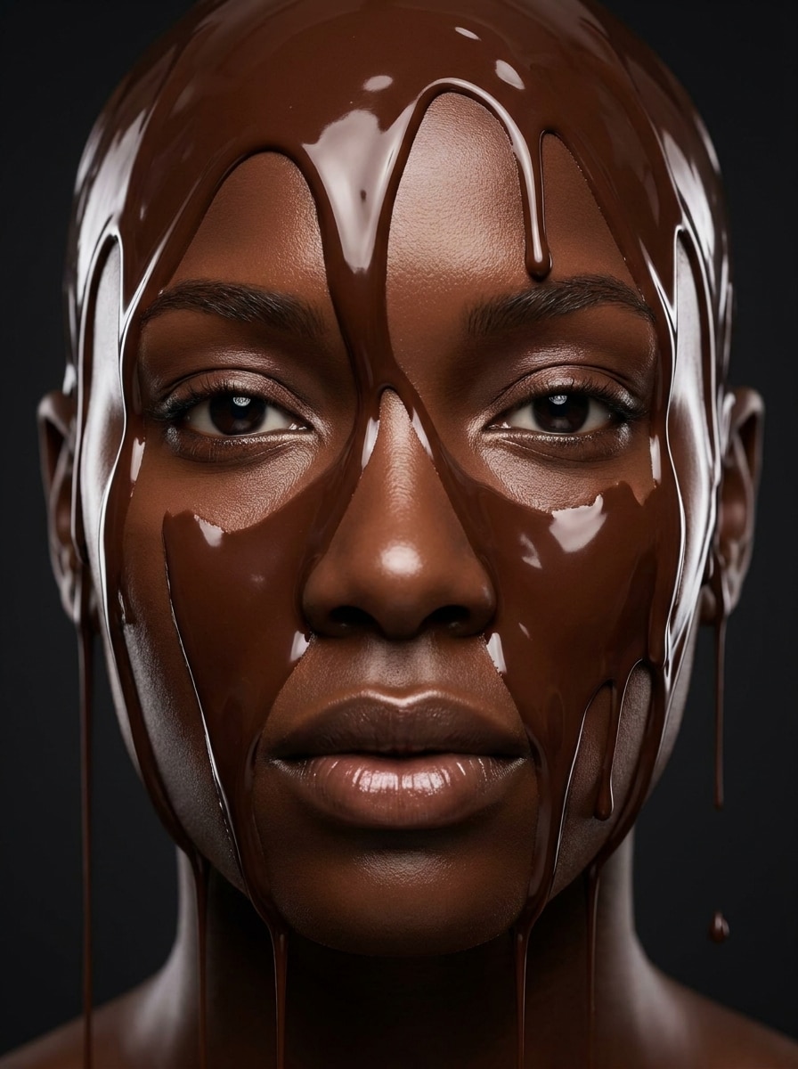 Melted Chocolate Face