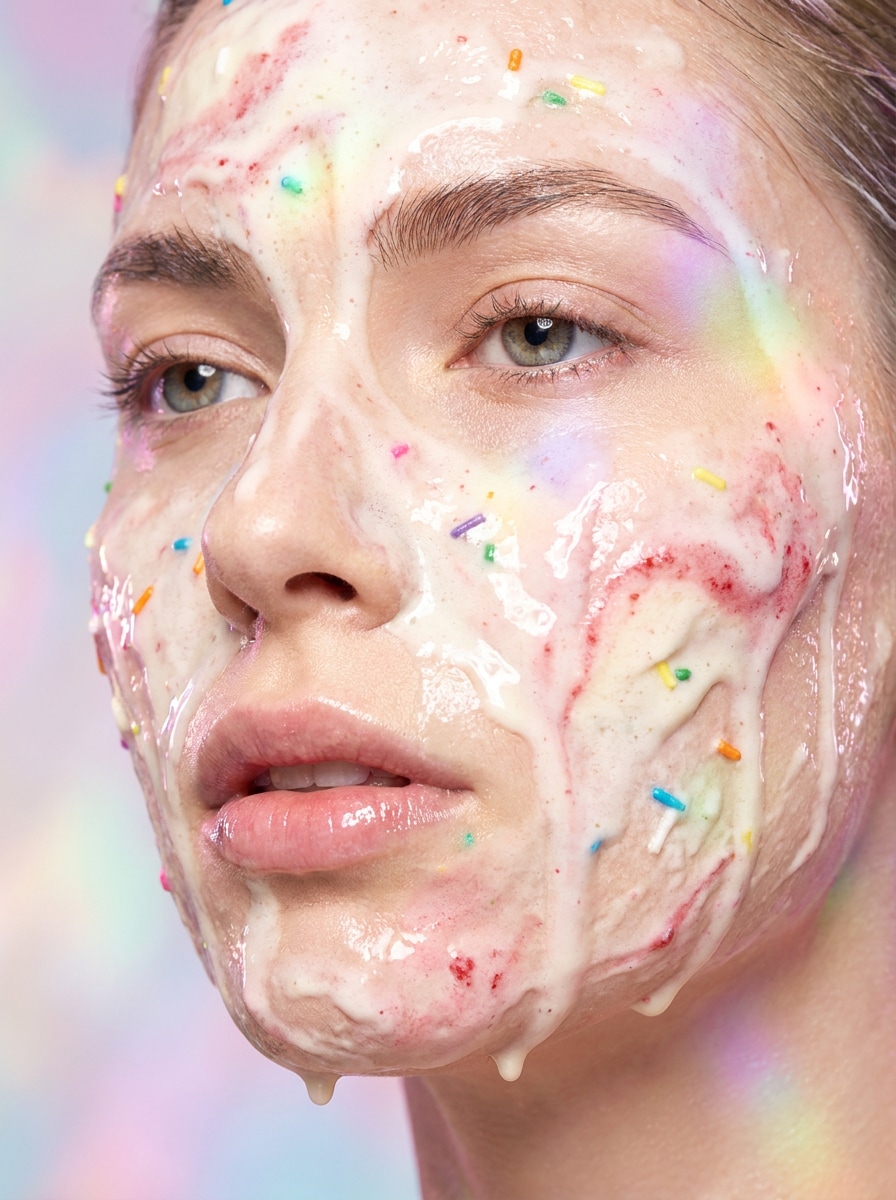 Melting Ice Cream Face