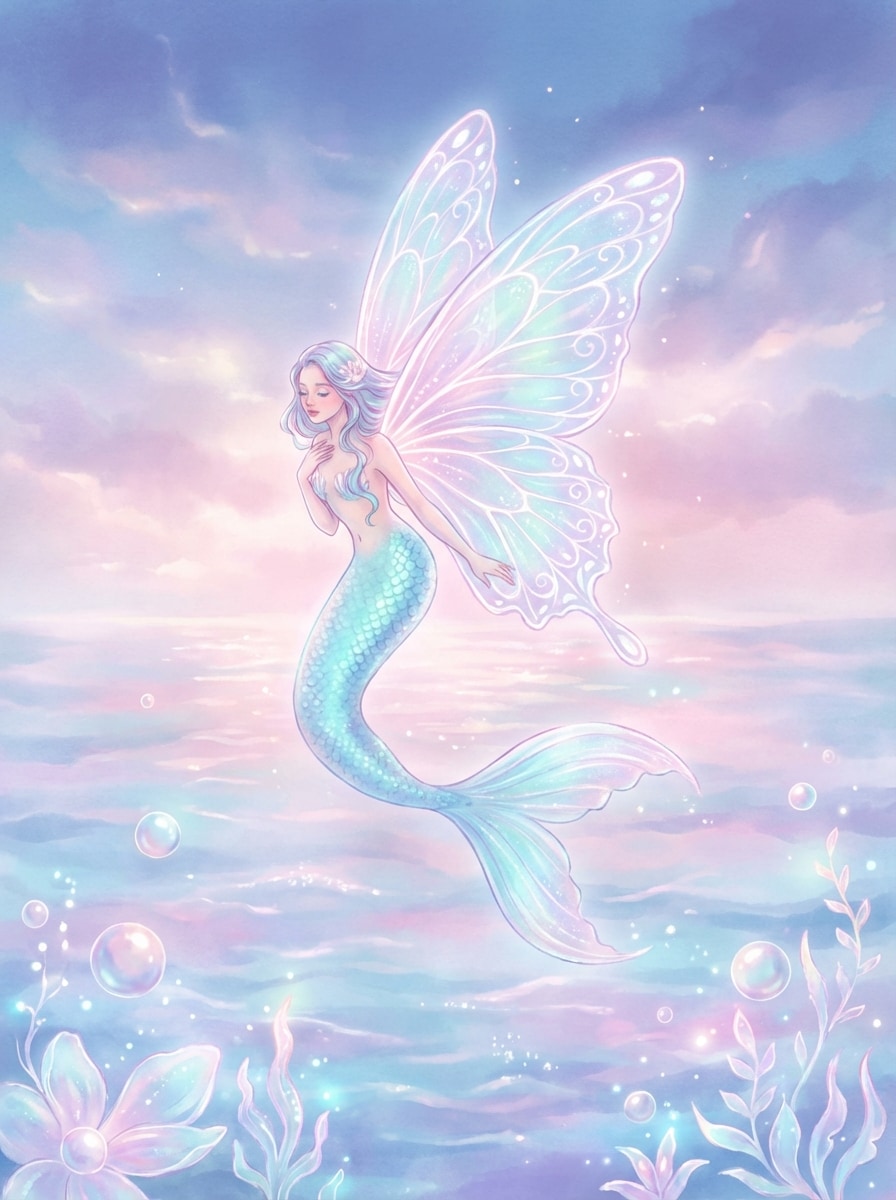 Mermaid + Butterfly