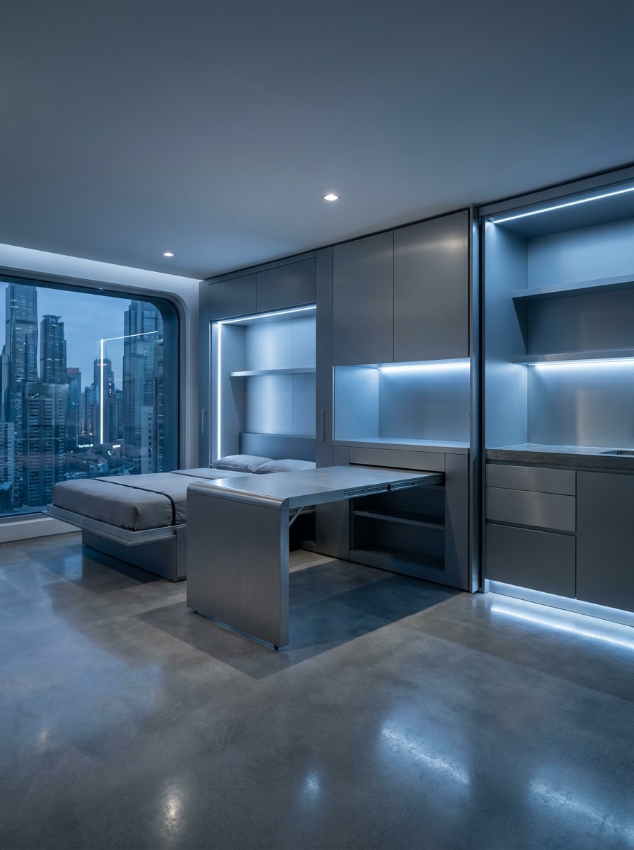 Micro Apartment Futuristic