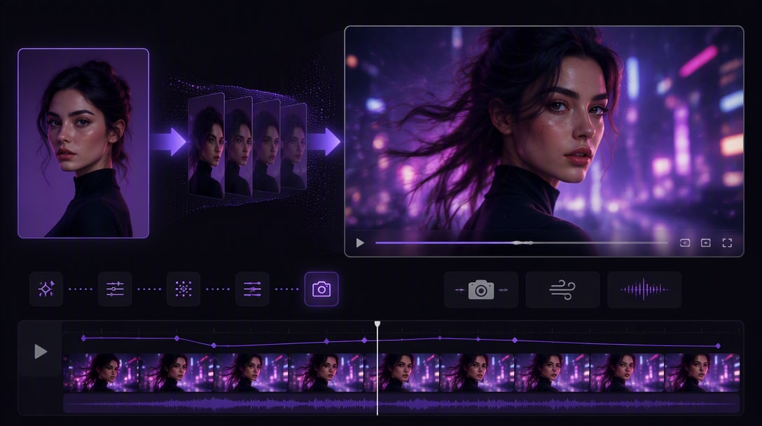 Turn AI images into videos with Media.io