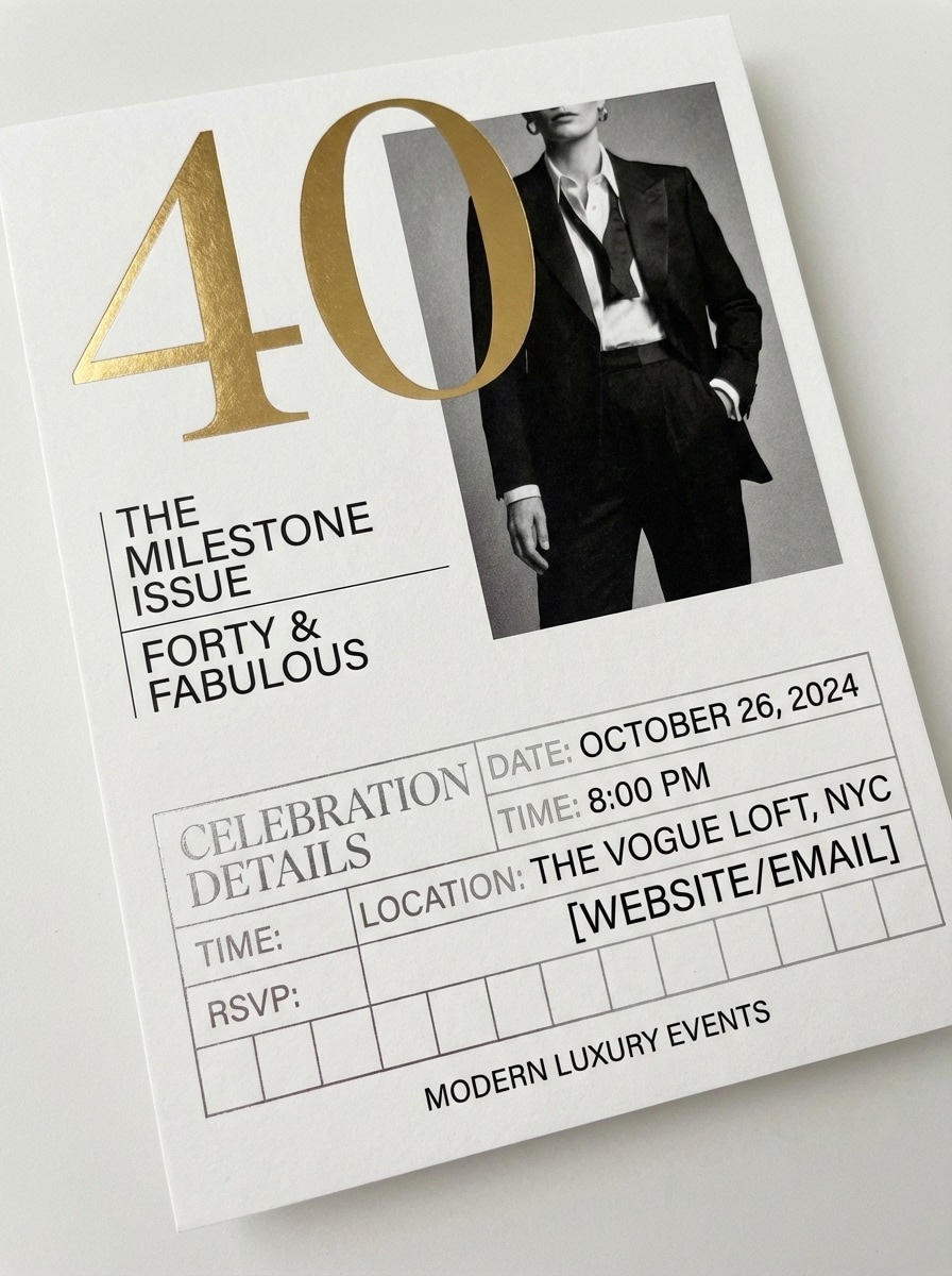 Milestone Birthday Editorial