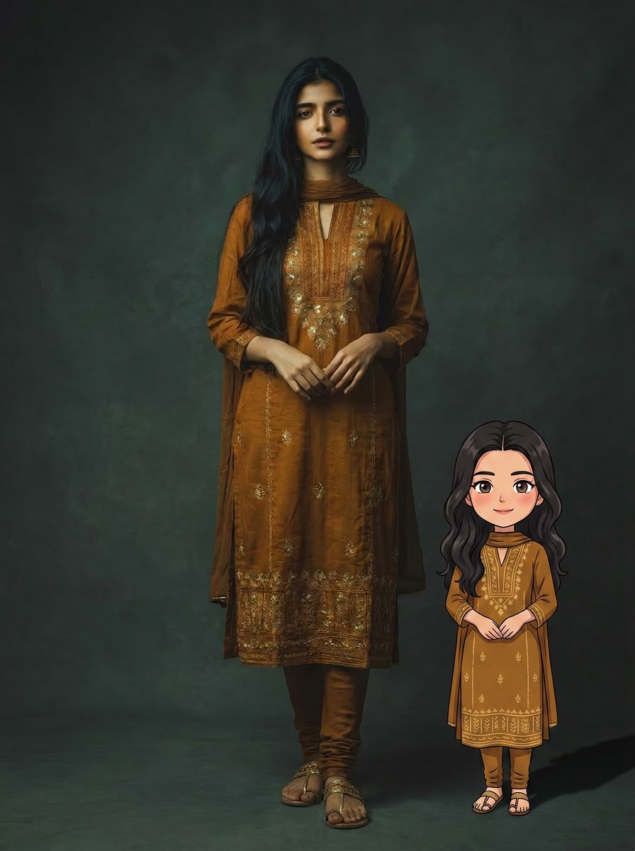 Hyper-Realistic Anime Mini Twin Mini Me AI Avatar Prompt