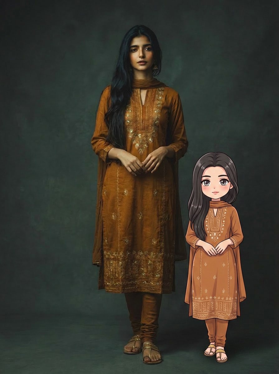 Kawaii Mini Me Replica Mini Me AI Avatar Prompt