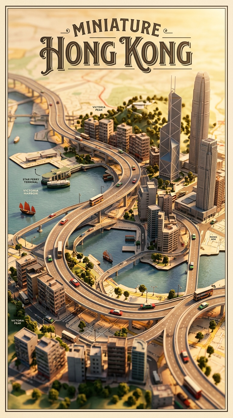 New York taxi city map travel poster AI prompt