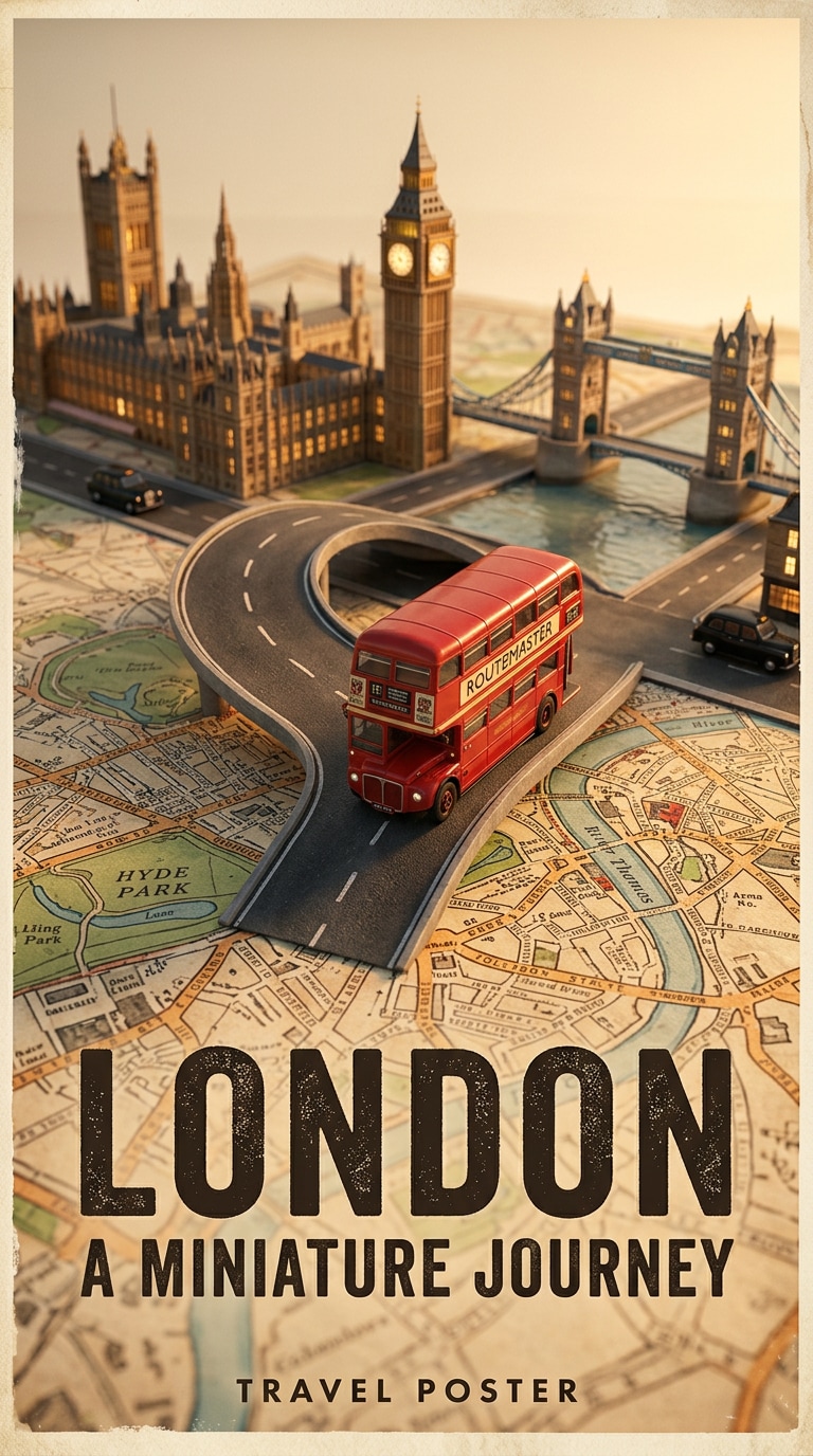 Instagram travel poster AI prompt