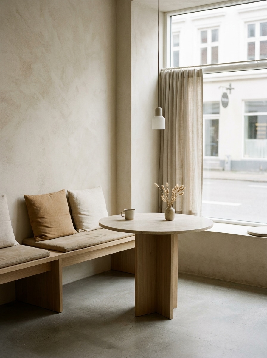 Minimal Beige Cafe