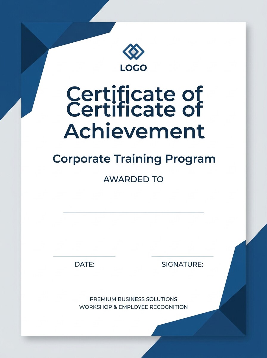 Minimal Corporate Certificate