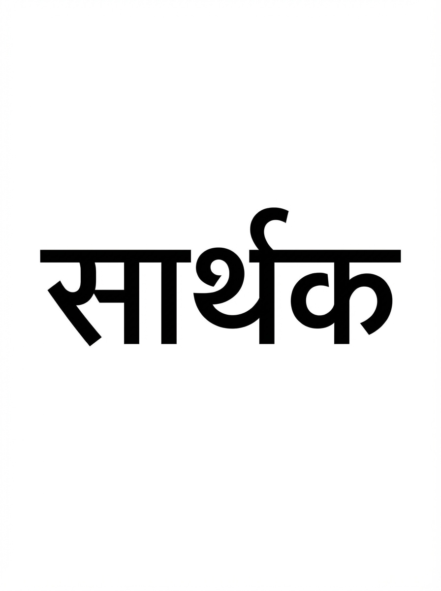 Minimal Hindi Logo Wordmark