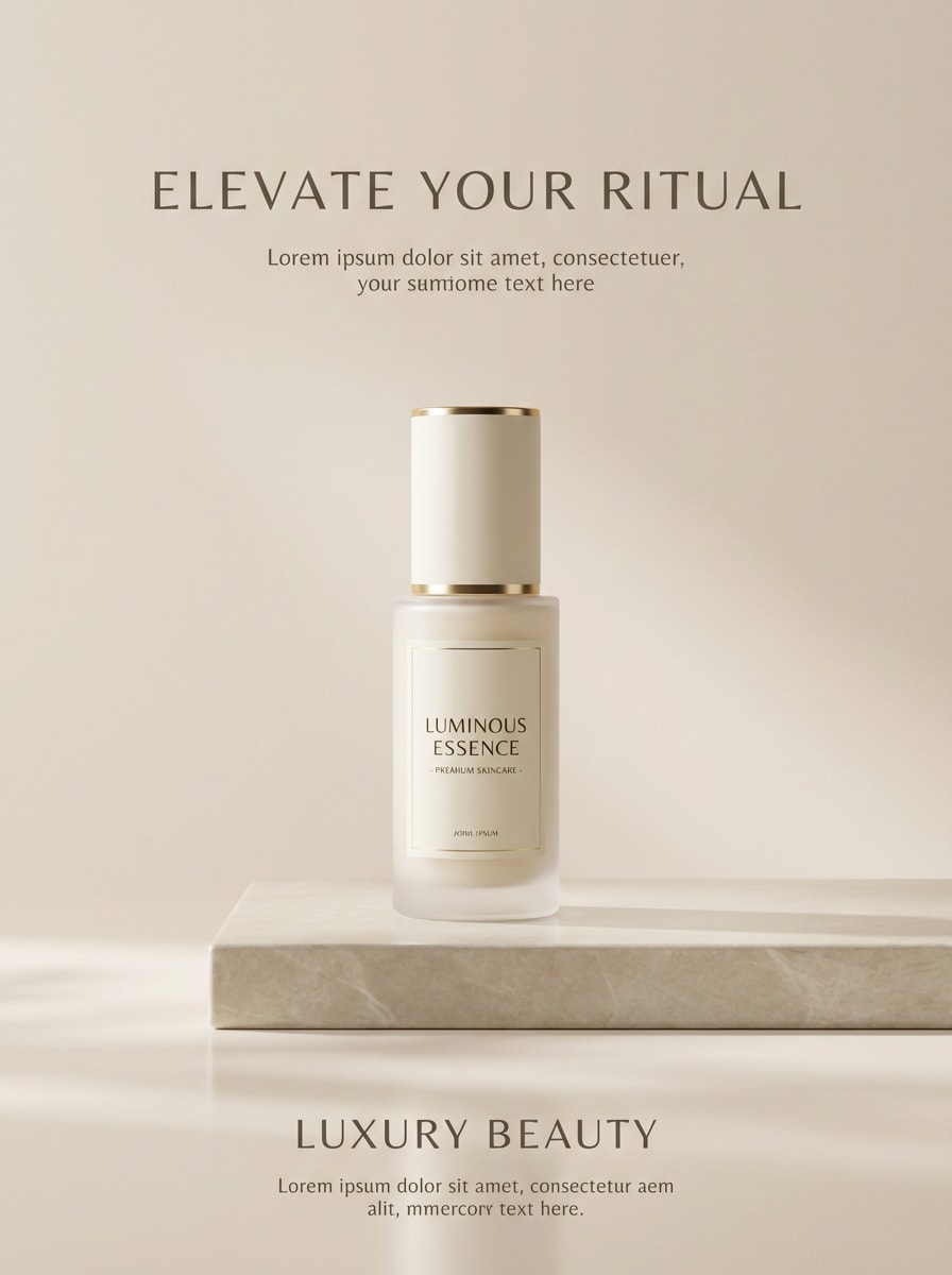 Minimal Luxury Product Poster