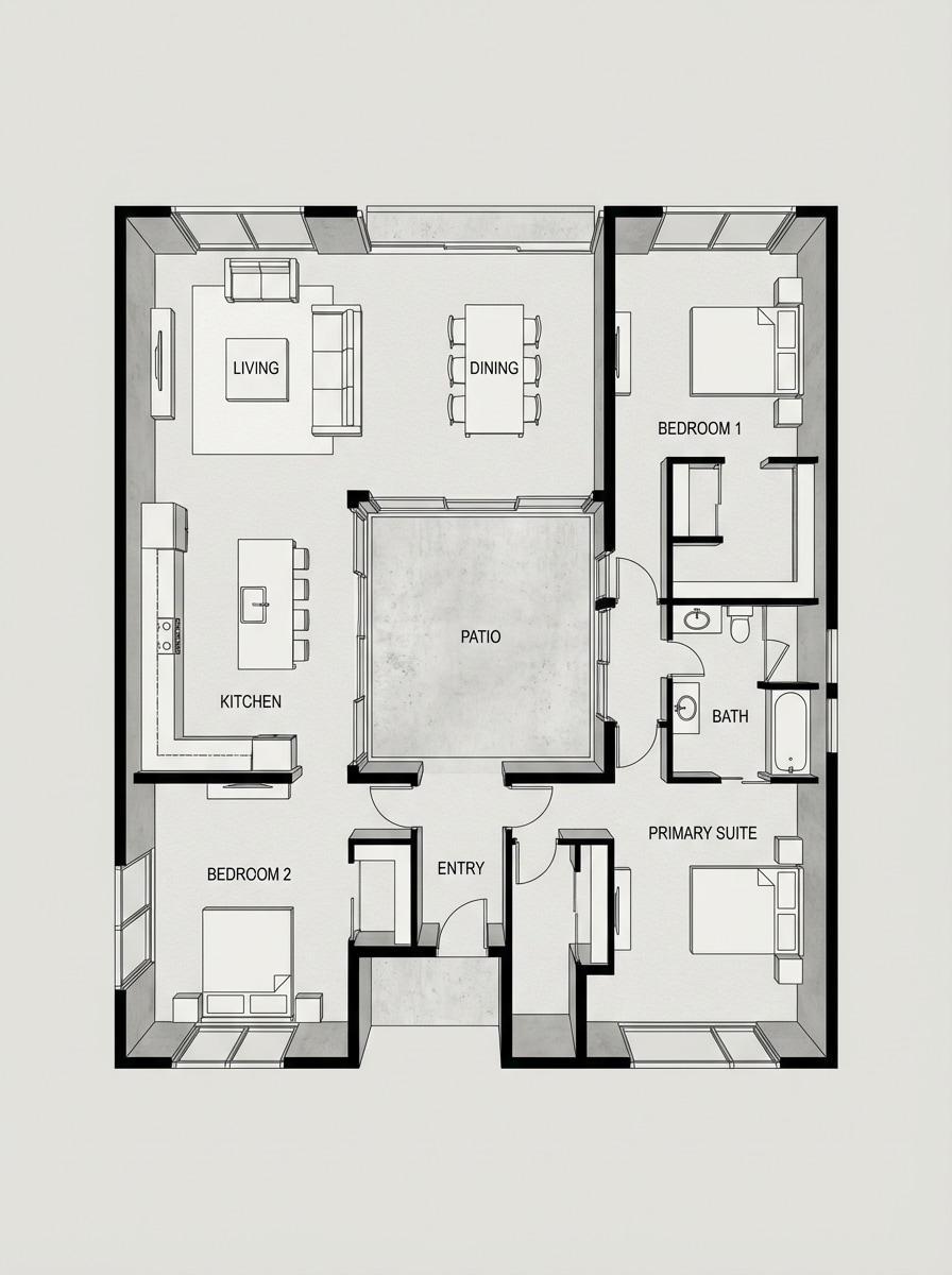 Minimal Modern Plan
