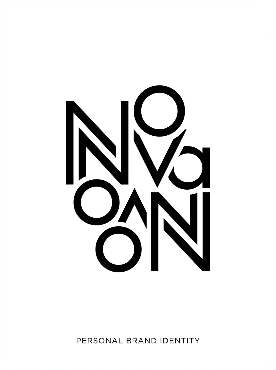 Minimal Monogram Ambigram