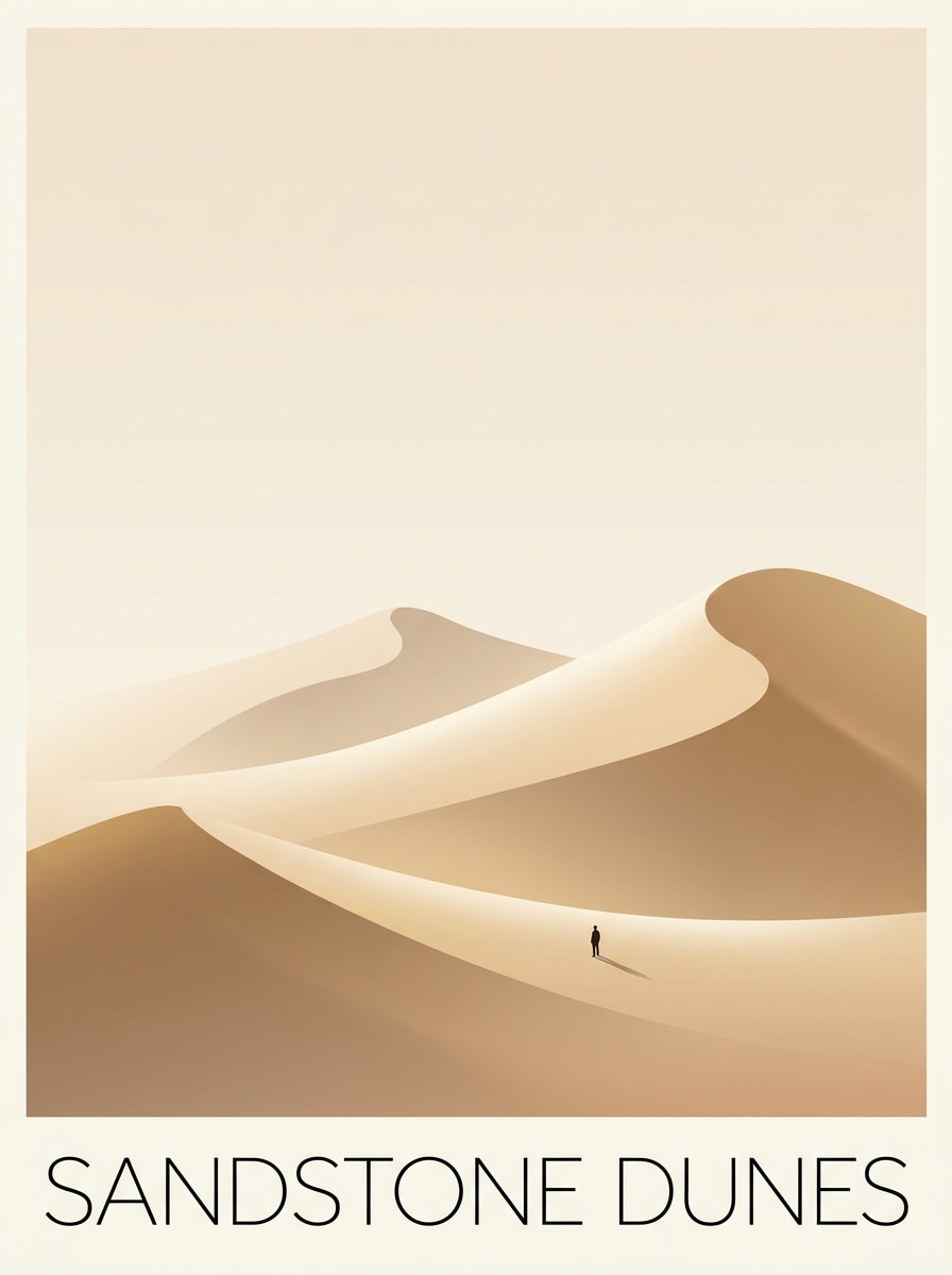 Minimal Sandstone Poster