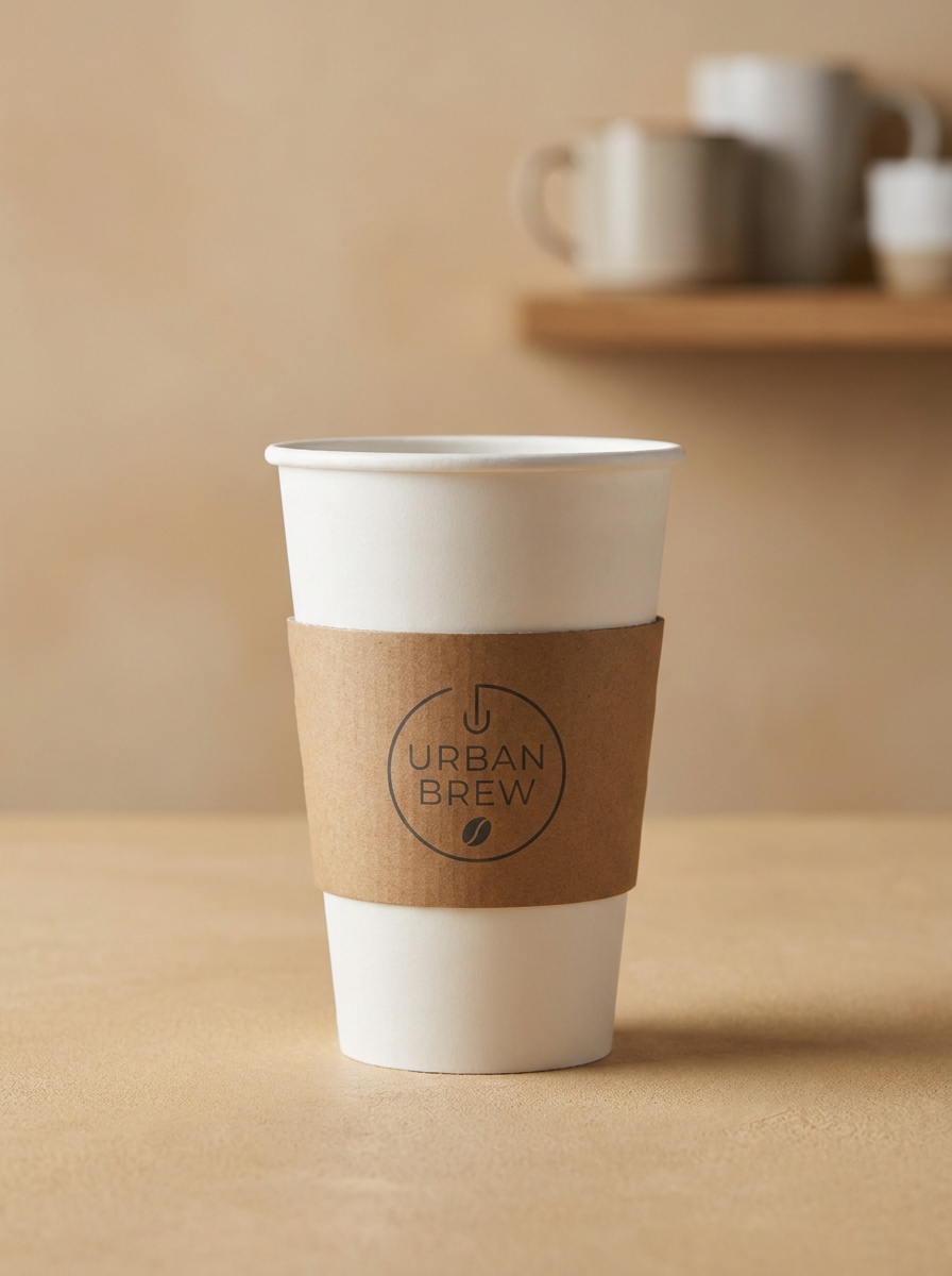 Minimal White Coffee Cup
