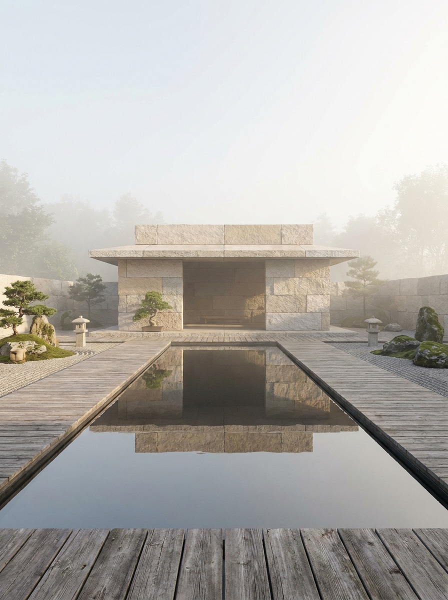 Minimal Zen Temple
