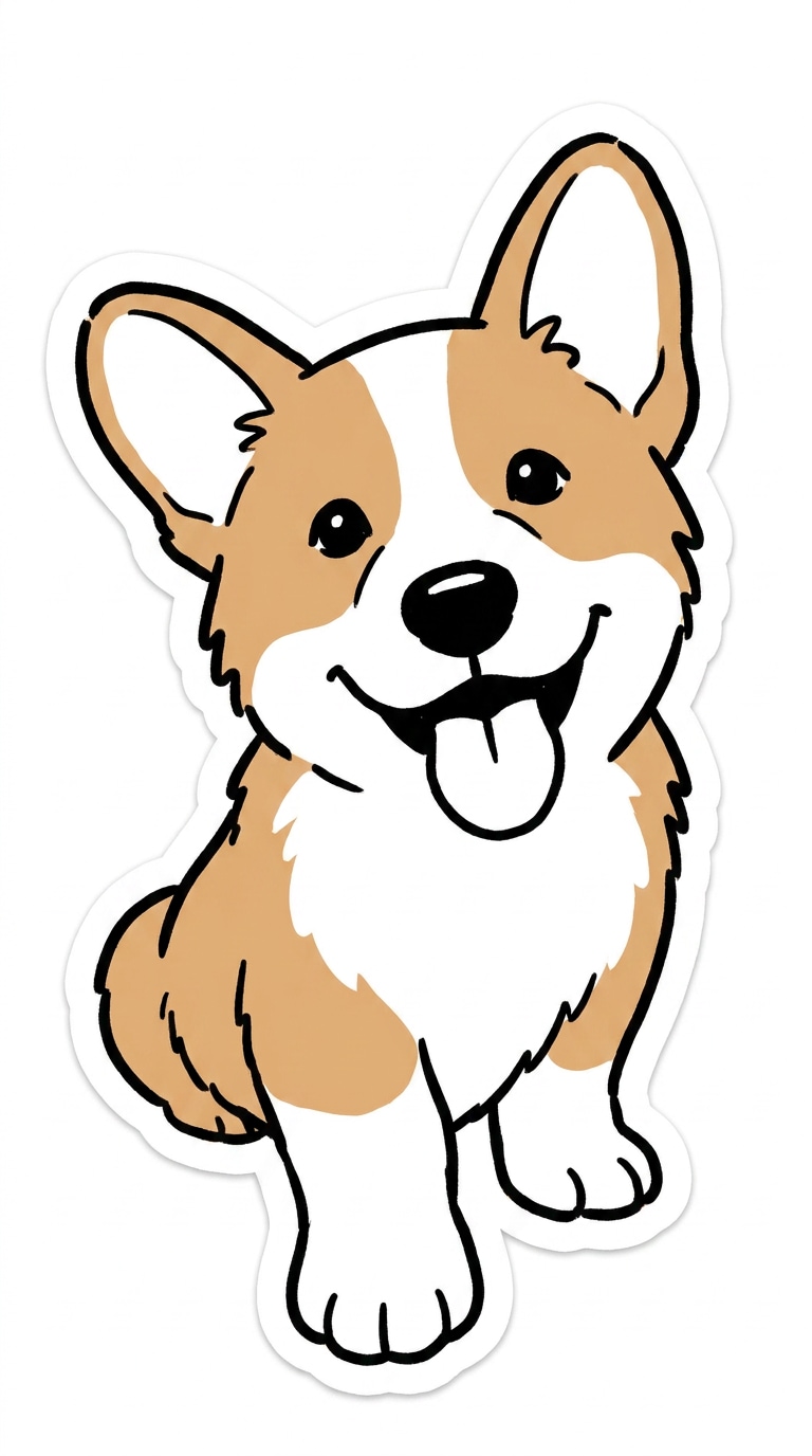 pet sticker doodle prompt