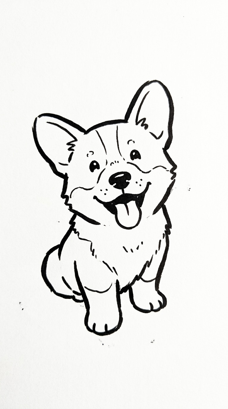 small animal doodle AI prompt