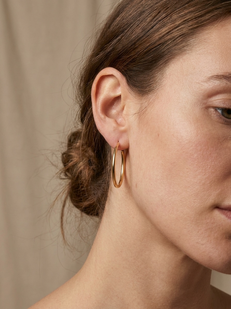 Minimalist Gold Hoops