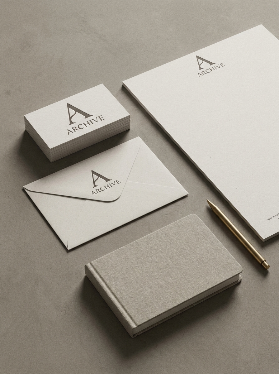 Minimalist Stationery Flat Lay
