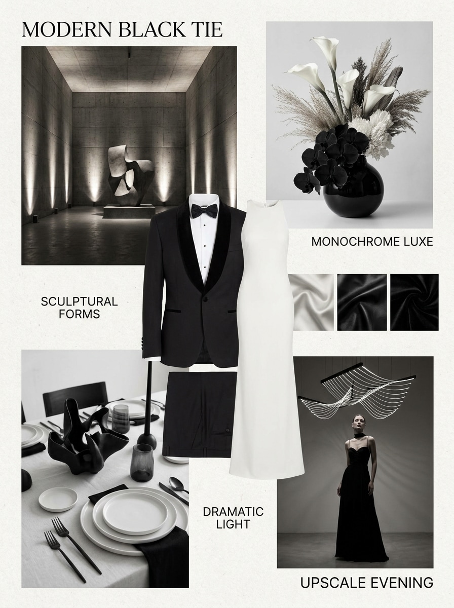 Modern Black Tie Event