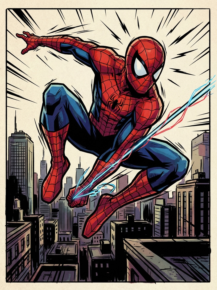 Modern Comic Panel Art