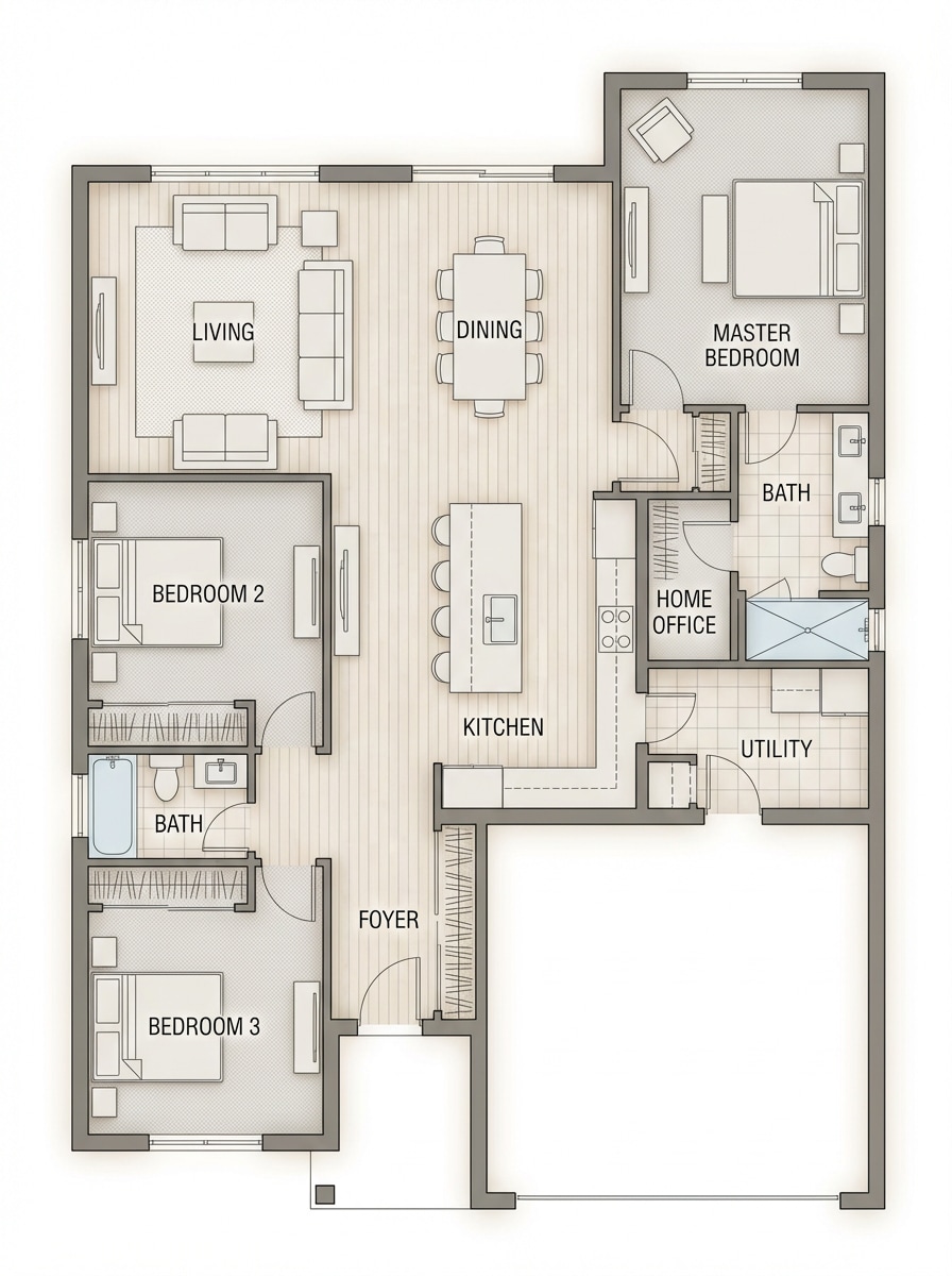 Modern Open-Concept Family Home