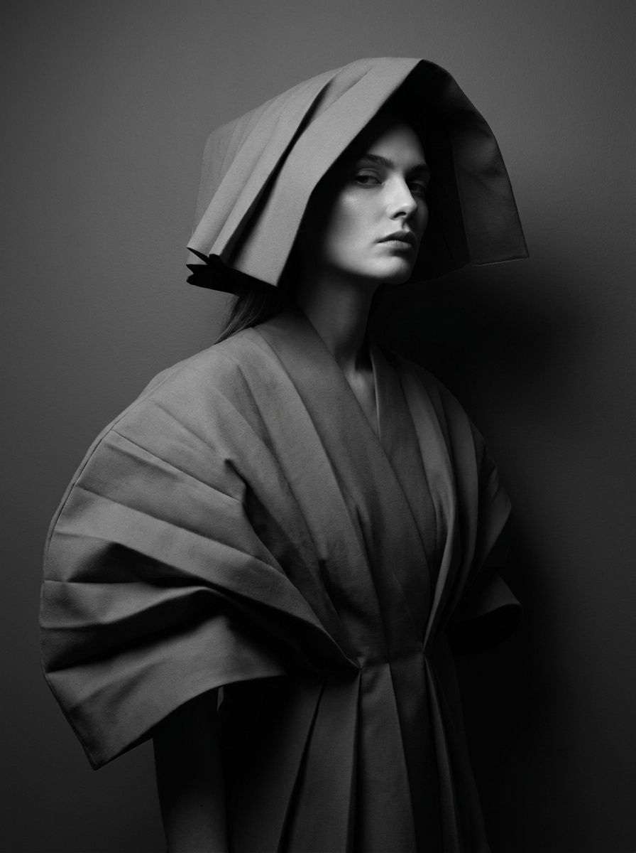 Monochrome Couture Portrait