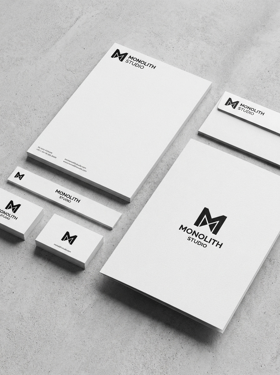 Monochrome Identity Mockup