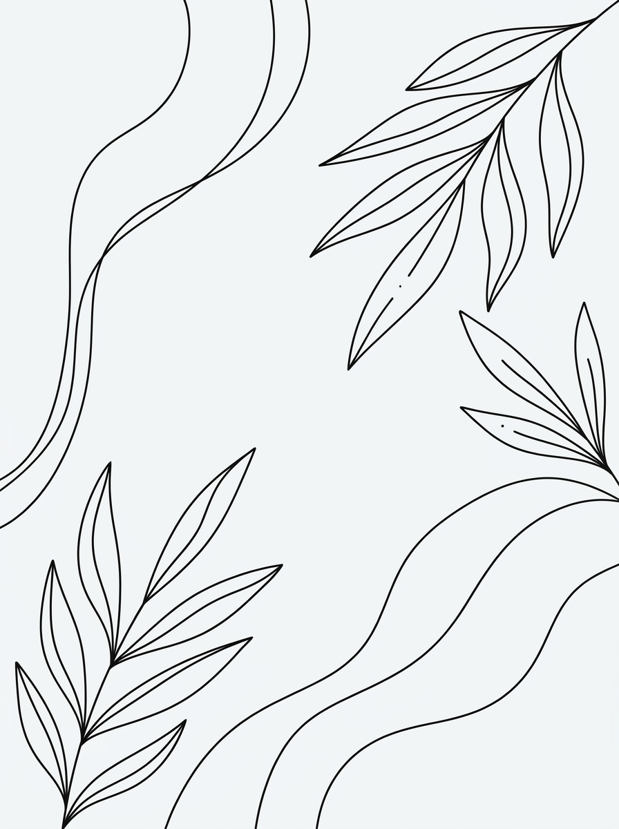 Monochrome Line Art