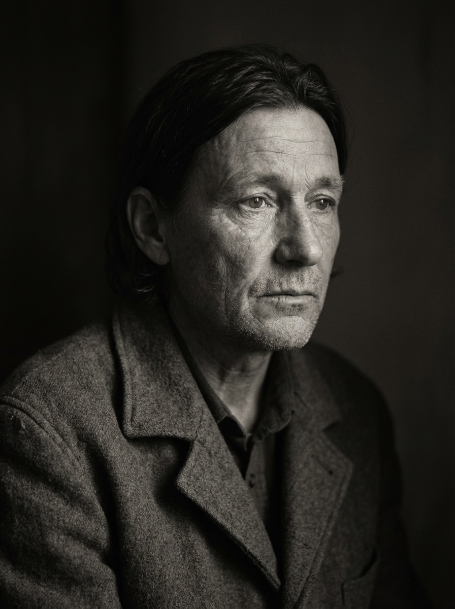 Moody Portrait Greyscale