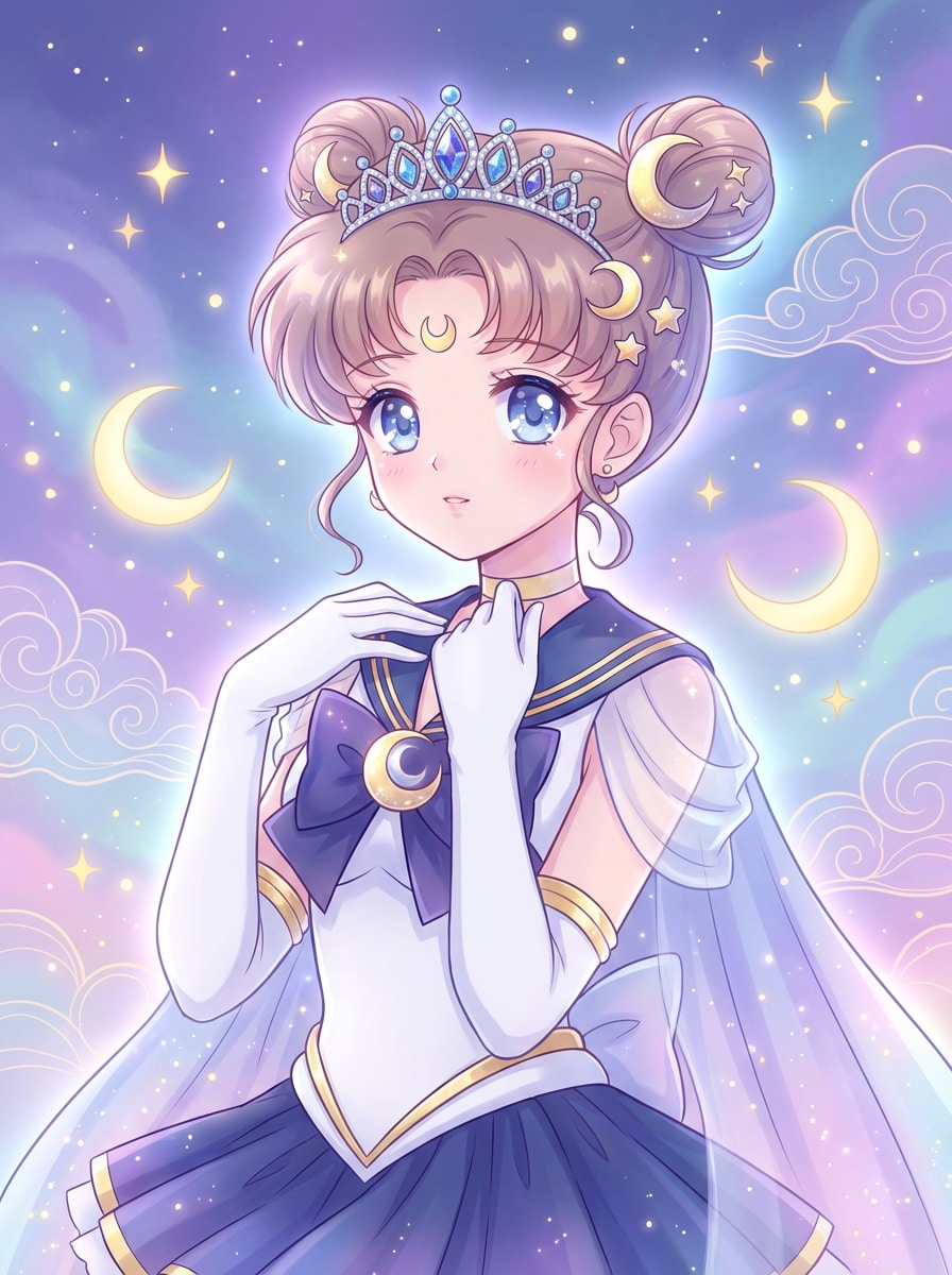 Moon Princess Anime Portrait