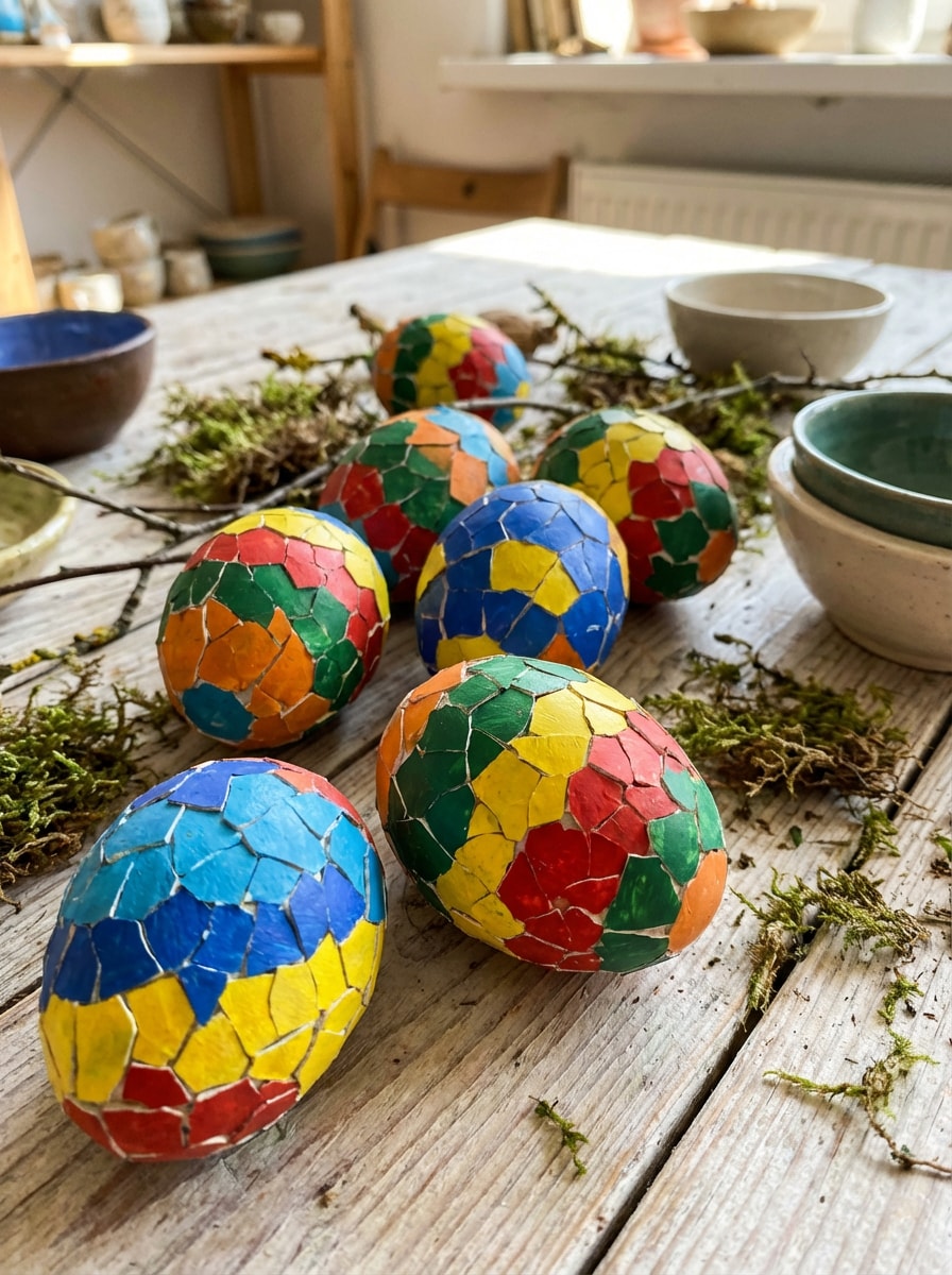 Mosaic Texture Eggs