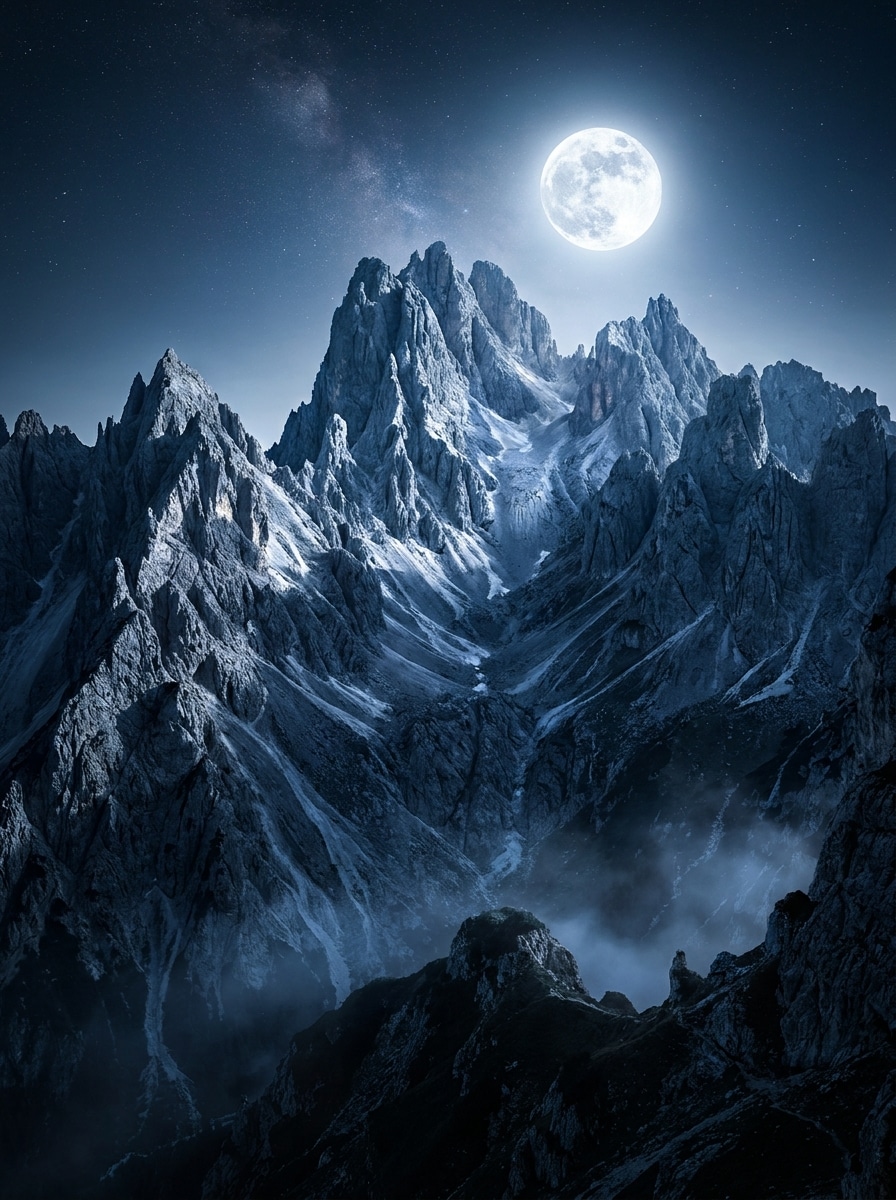 Mountain Night Glow