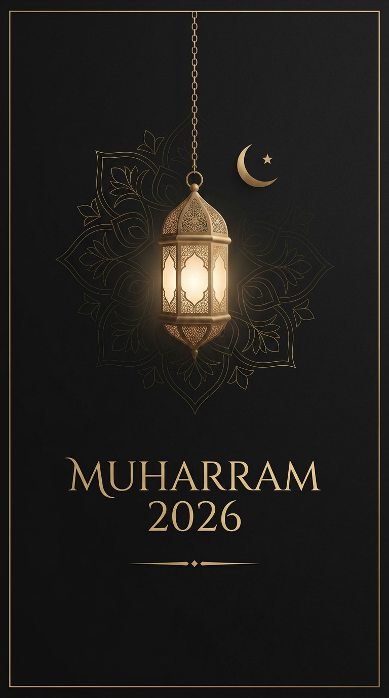 Minimal Muharram Social Tribute Image