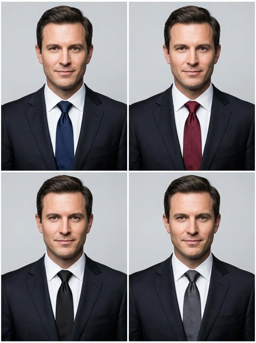 Multiple Tie Color Options