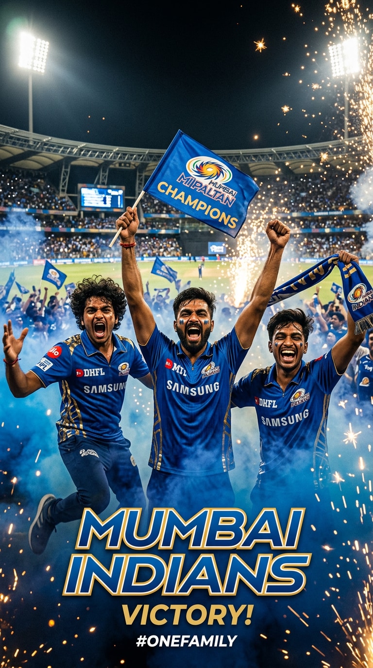 Mumbai Indians Jersey Prompt