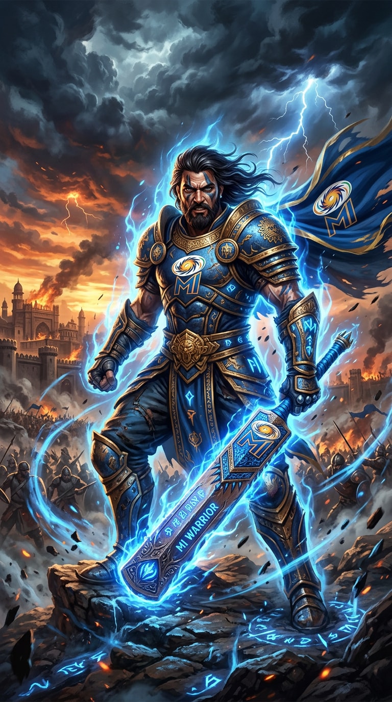Mumbai Indians Fantasy Warrior