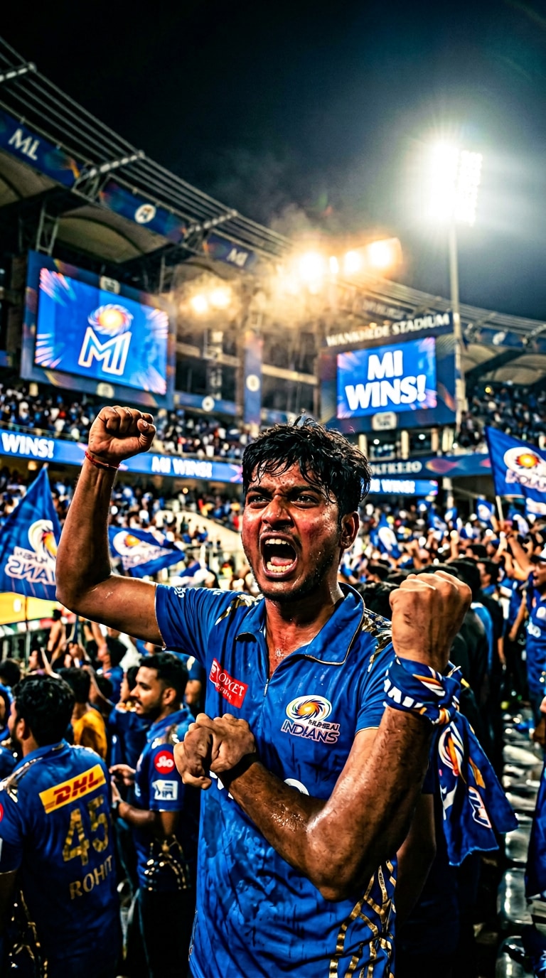 Mumbai Indians Fan Portrait