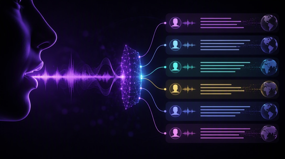Muse Voice Transcribe AI workflow concept